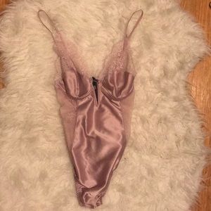 Victoria’s Secret Lavender Lace Details BodySuit